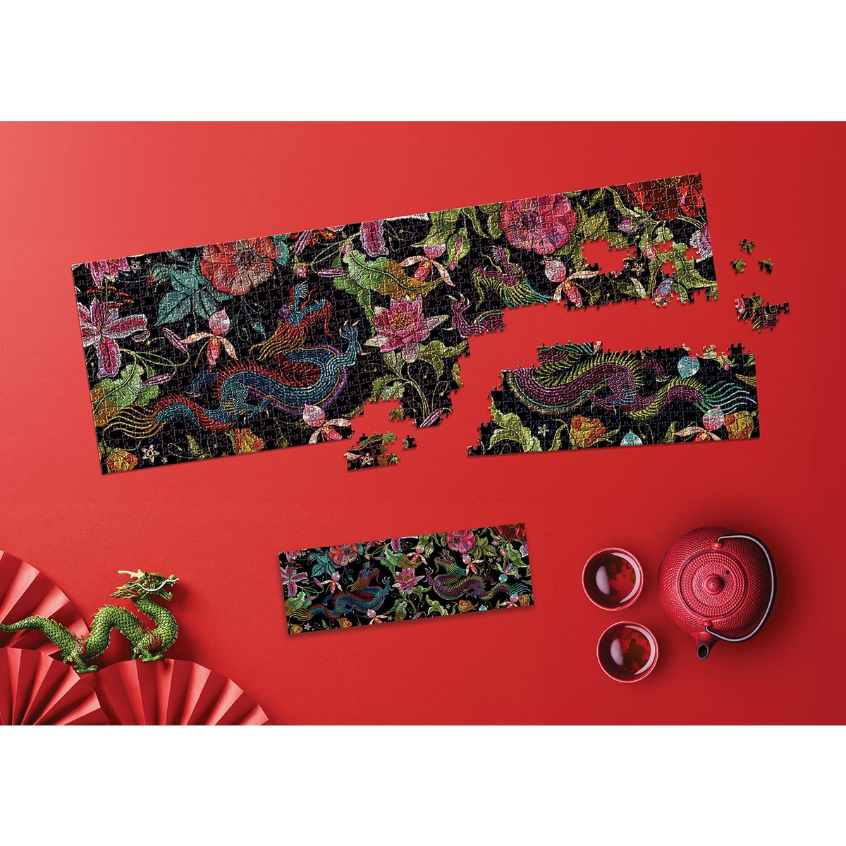 Puzzle Interdruk SECRET GARDEN 4 1000 EL panoramiczne (5902277370112)