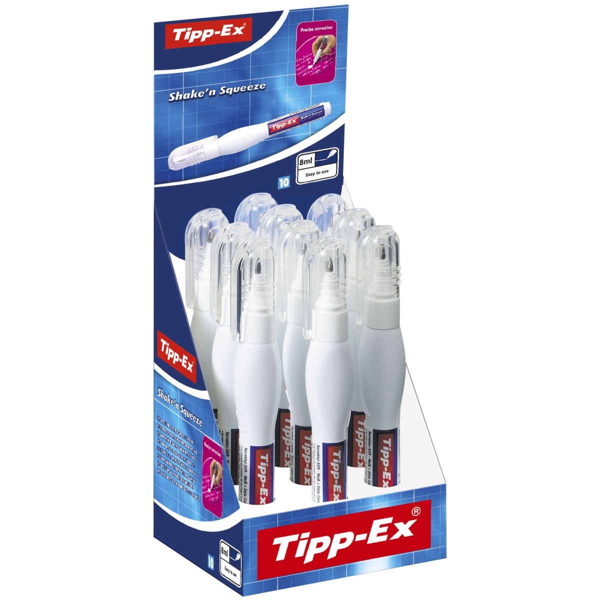 Korektor w długopisie (piórze) Tipp-Ex Shake n squeeze 8ml (8610721)