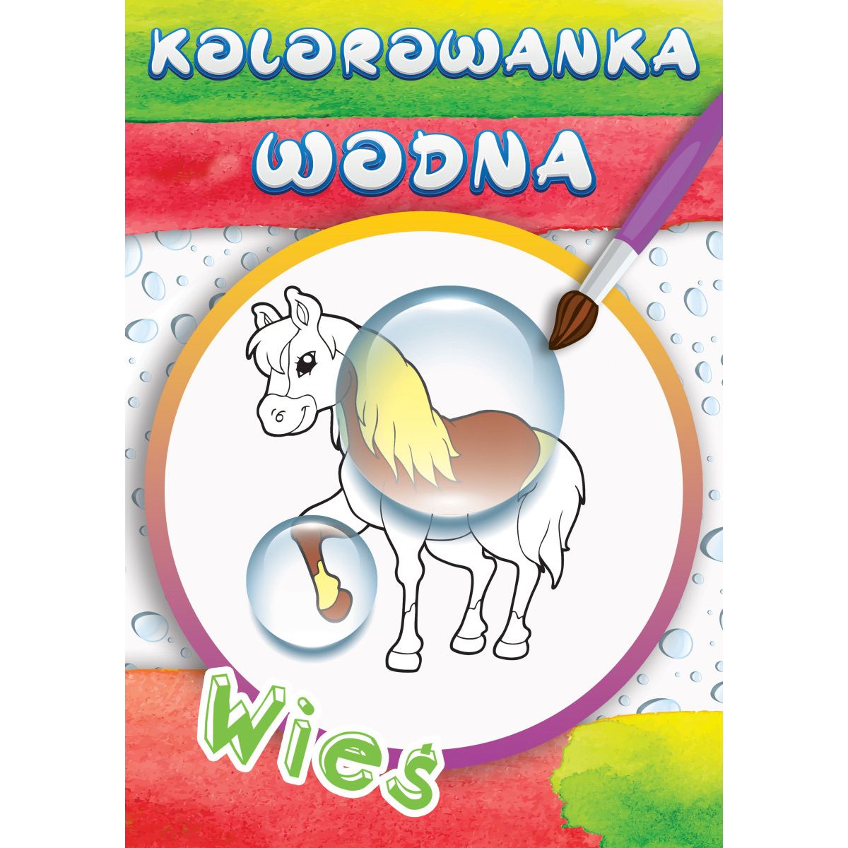 Kolorowanka Wieś wodna