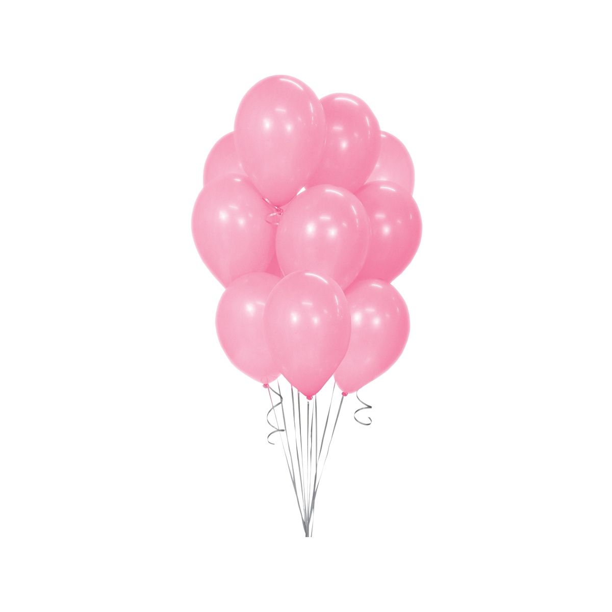 Balon gumowy Godan metalik różowy 10 szt. różowa 300mm 12cal (BALONY BEAUTY&CHARM)