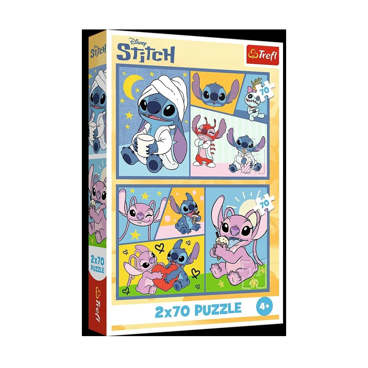 Puzzle Trefl Stitch Ze Stitchem nie ma nudy 140 el. (34441)