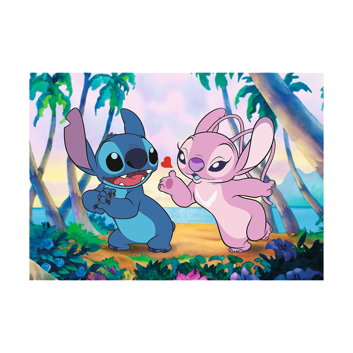 Puzzle Stitch Premium Plus Stitch i Angel 1000 el. Trefl (12079)