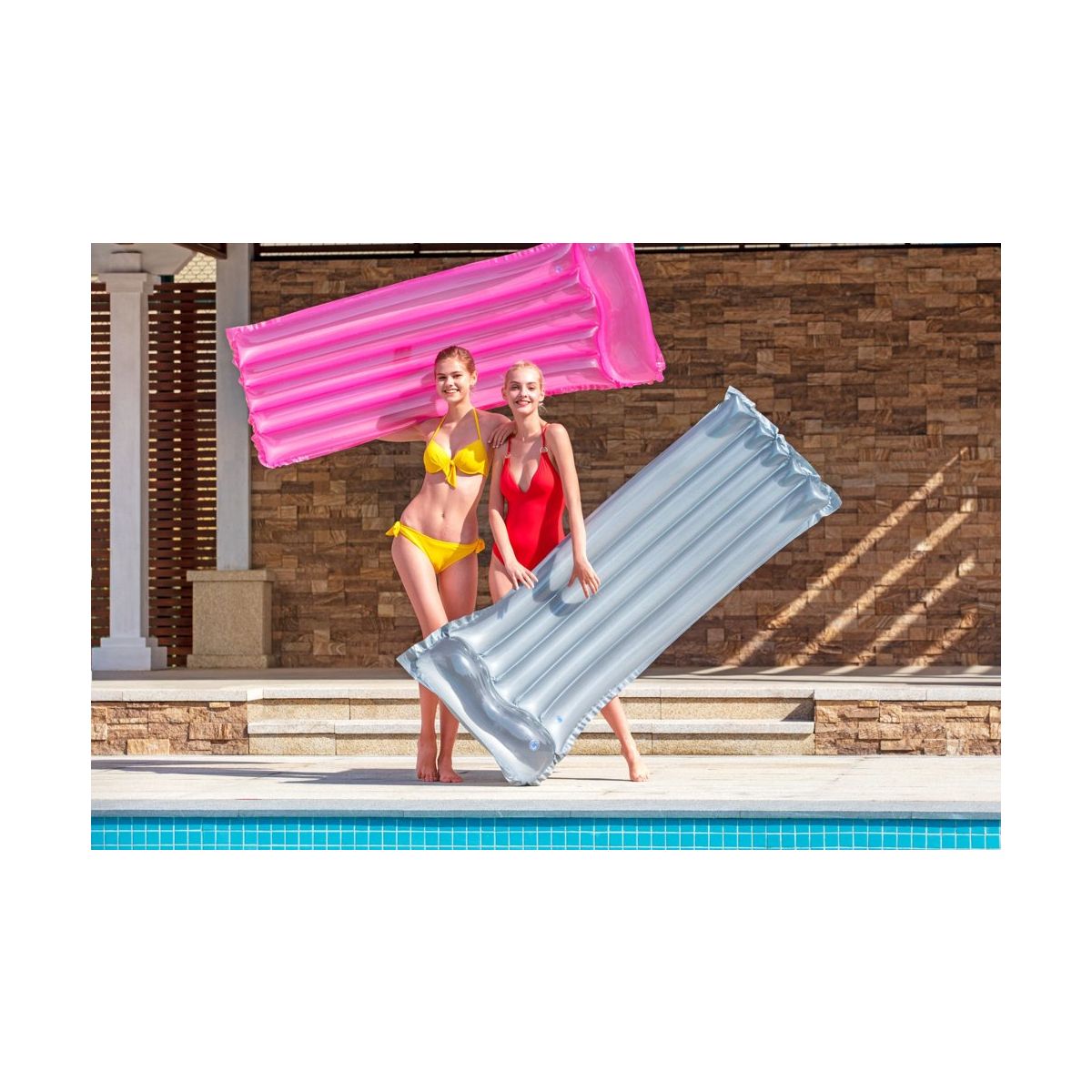 Materac dmuchany Best Way Szary 183 x 76 cm (9699)