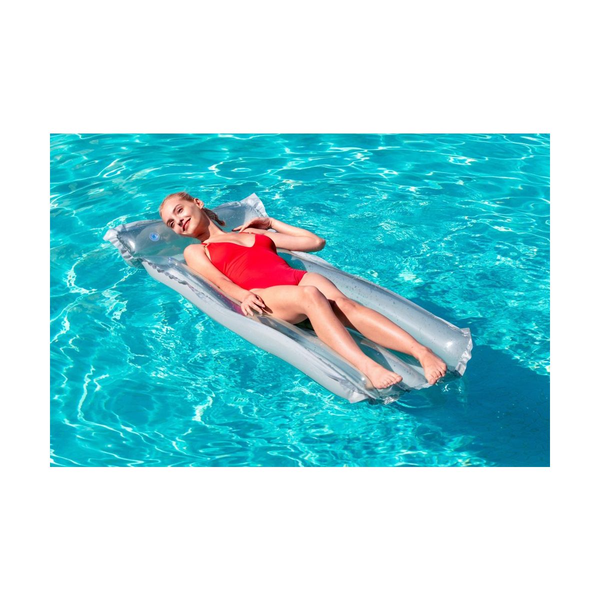 Materac dmuchany Best Way Szary 183 x 76 cm (9699)