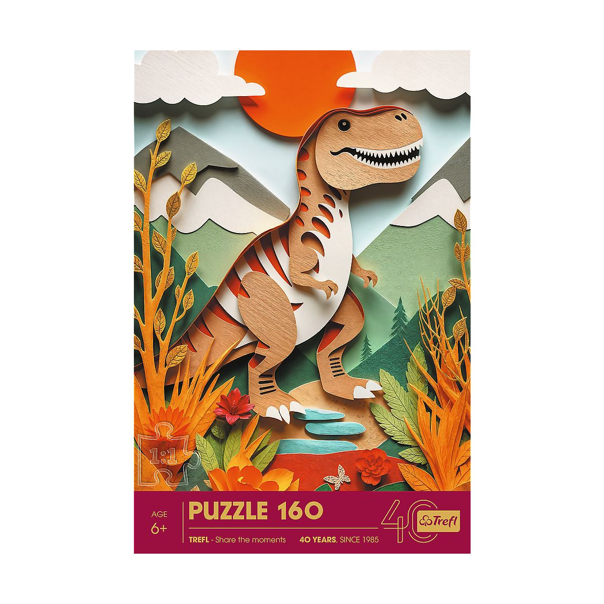 Puzzle 40-lecie Trefl 160 el. Trefl (40048)
