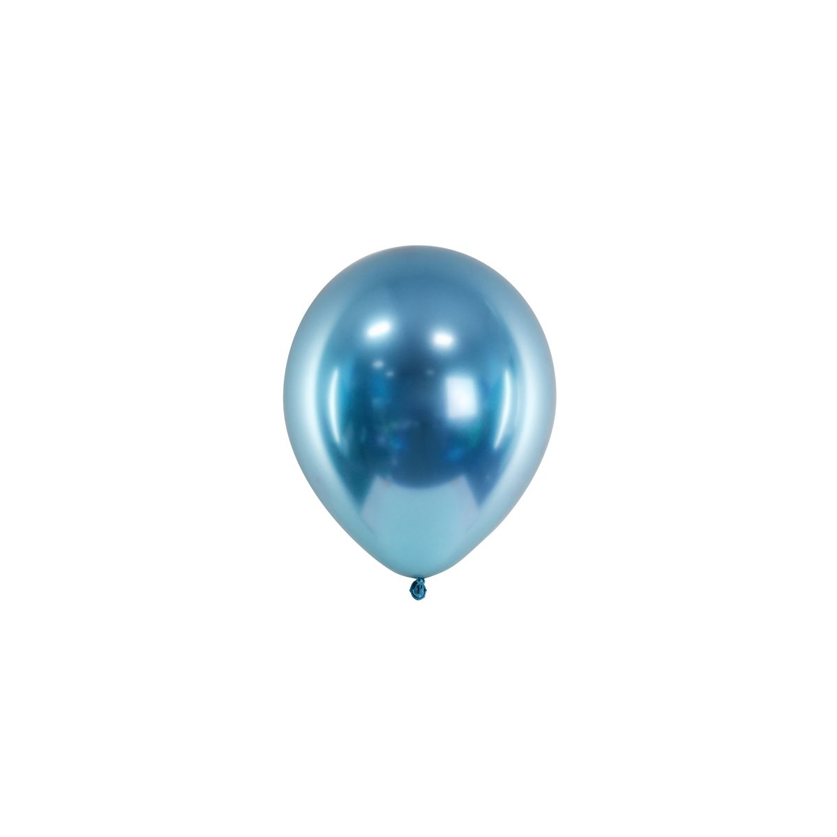 Balon gumowy Partydeco Metalizowane Glossy niebieski 300mm (CHB1-001-50)