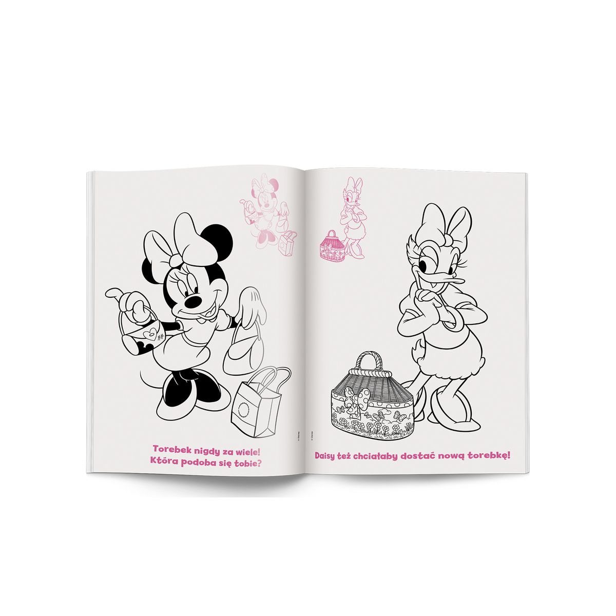 Książka dla dzieci Minnie. Kolorowanka z Naklejkami Ameet