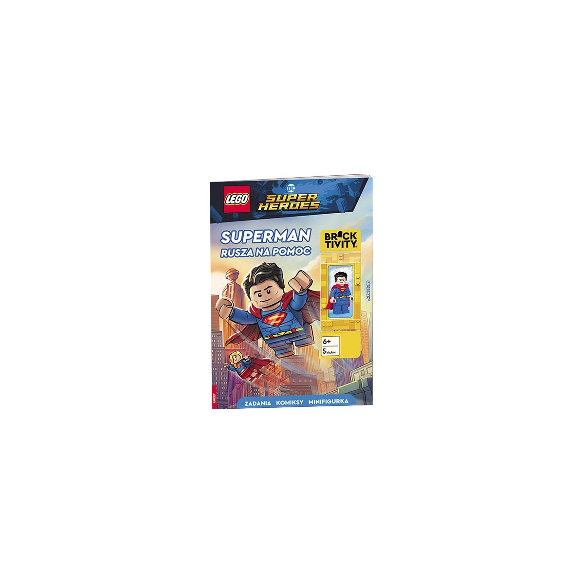 Książeczka edukacyjna LEGO® DC Super Heroes™. Superman rusza na pomoc Ameet (LNC 6462)