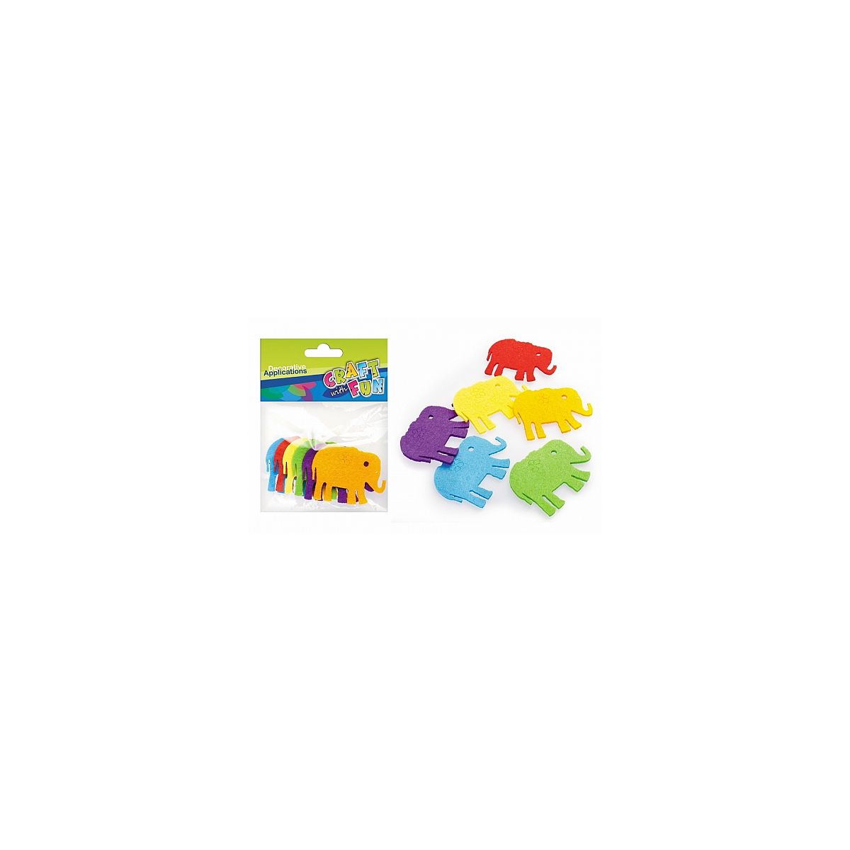Ozdoba filcowa Craft with Fun SŁOŃ (339097)