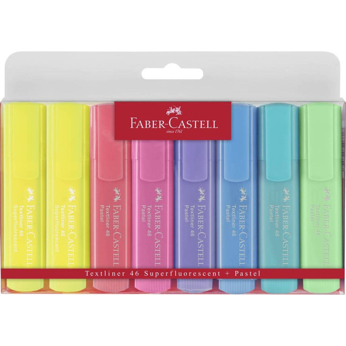 Zakreślacz Faber Castell Pastel, mix 5mm (FC154681)