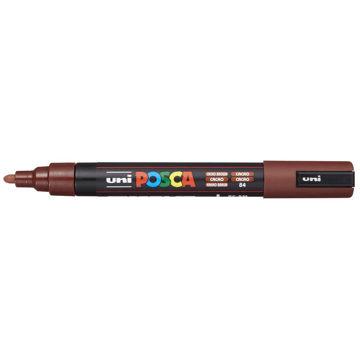 Marker suchościeralny Posca kakaowy brązowy 1,8-2,5mm okrągła końcówka Uni (PC-5M)