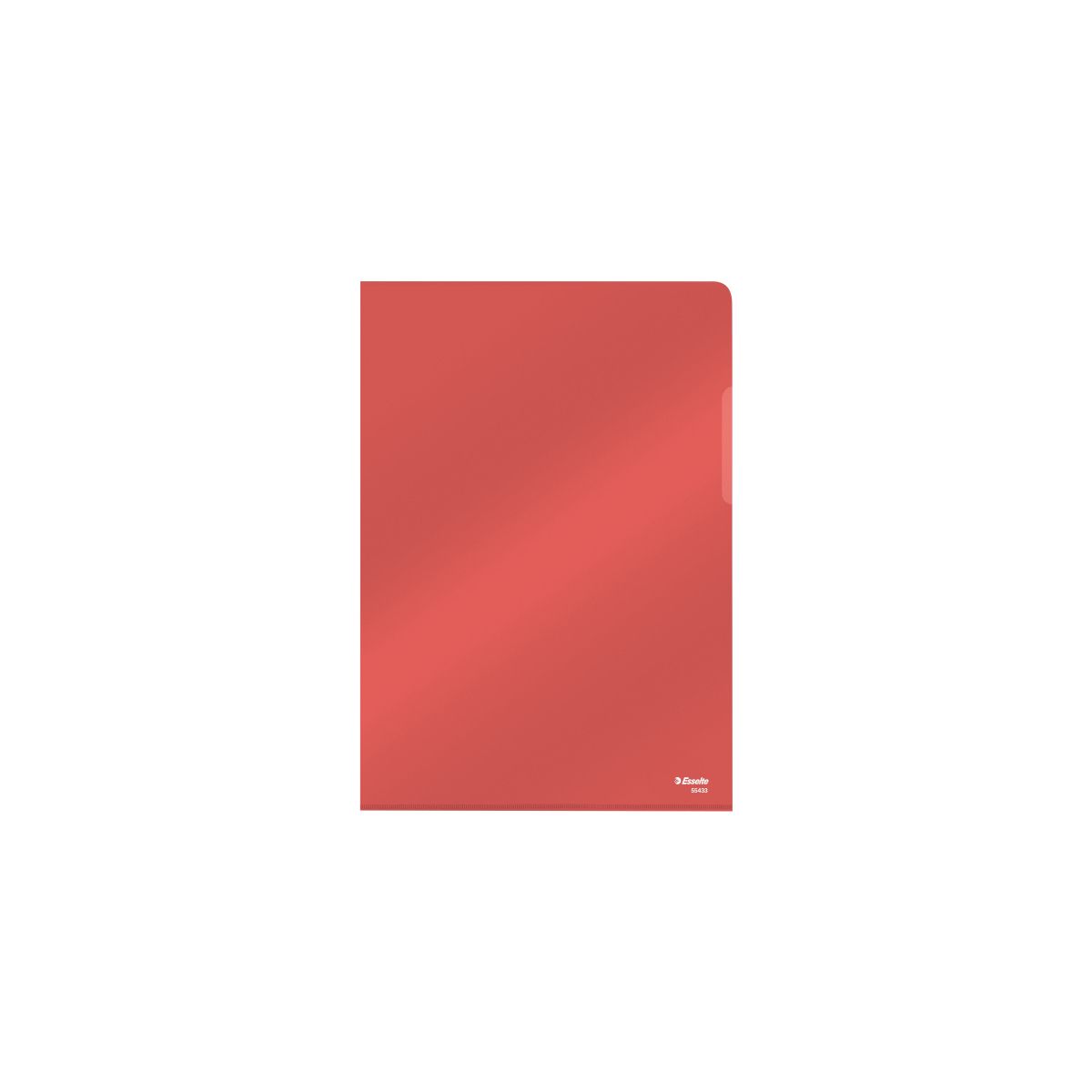 Ofertówka Esselte A4 kolor: czerwony typu L 150 mic. (55433)