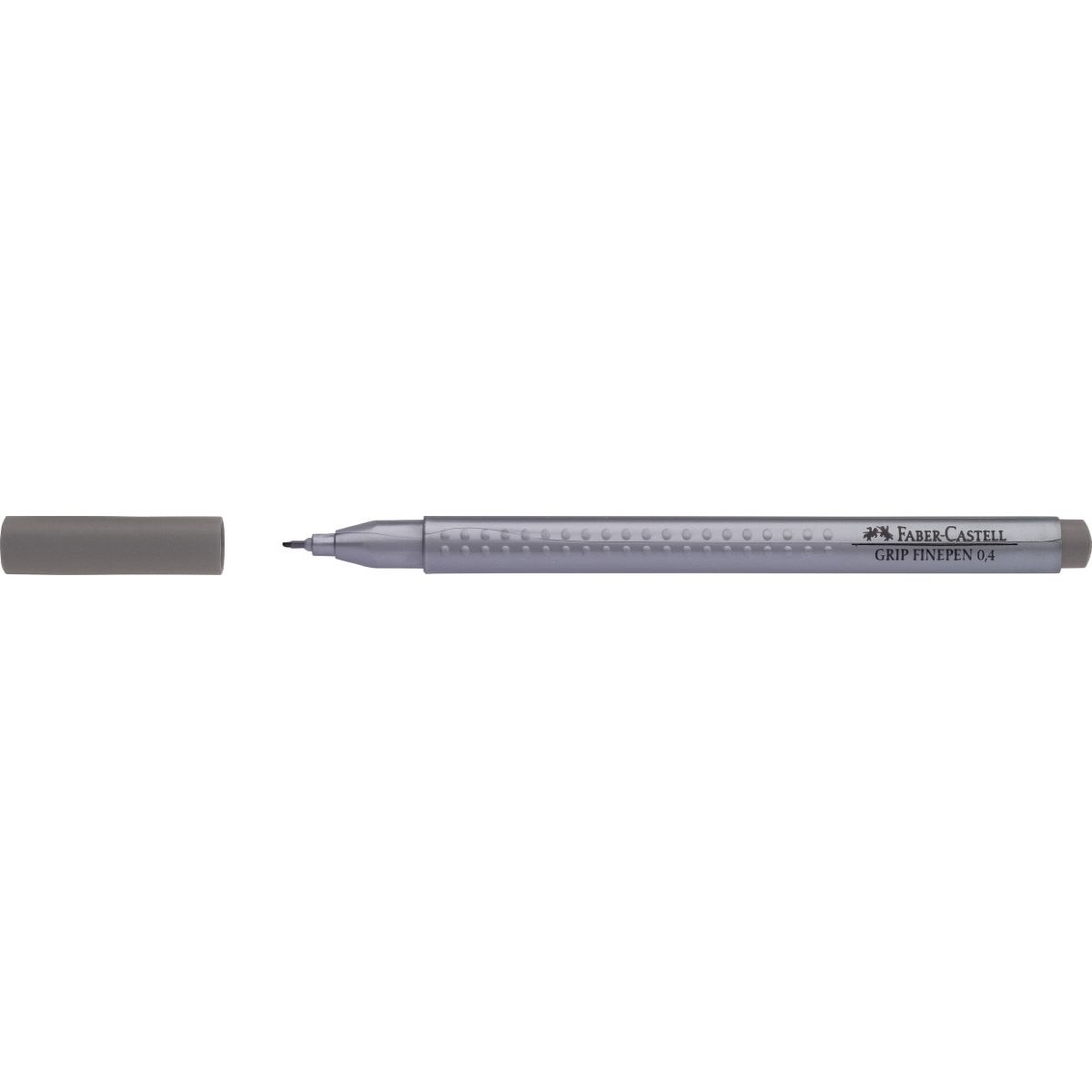 Cienkopis Faber-Castell Grip Finepen szary (FC151672)