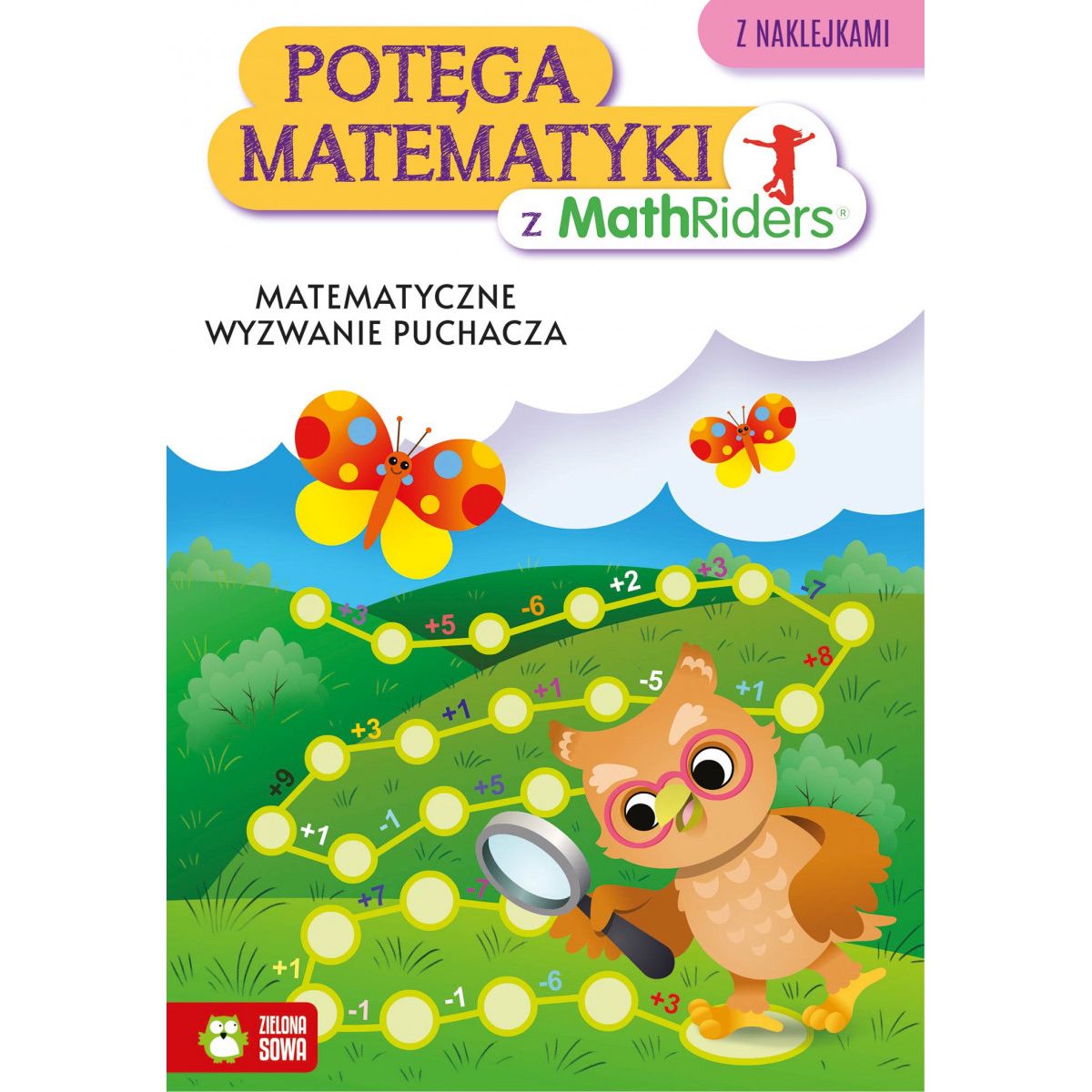 Książeczka edukacyjna MathRiders Potęga matematyki. Matematyczne wyzwanie Puchacza Zielona Sowa