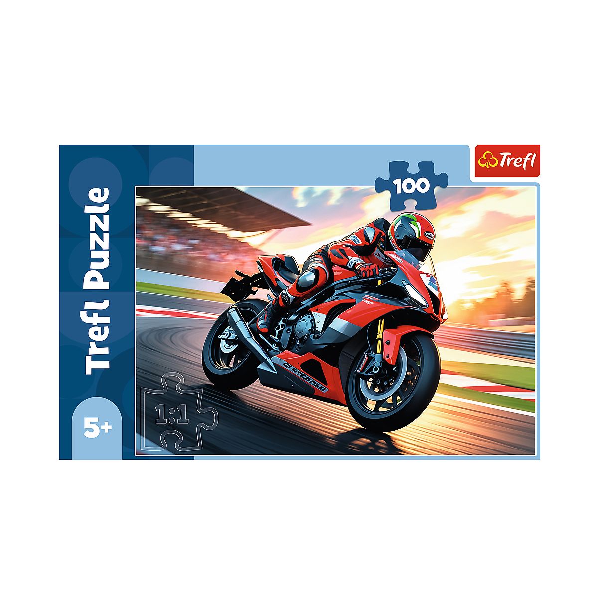 Puzzle Trefliki Szybki motocykl 100 el. Trefl (16489)
