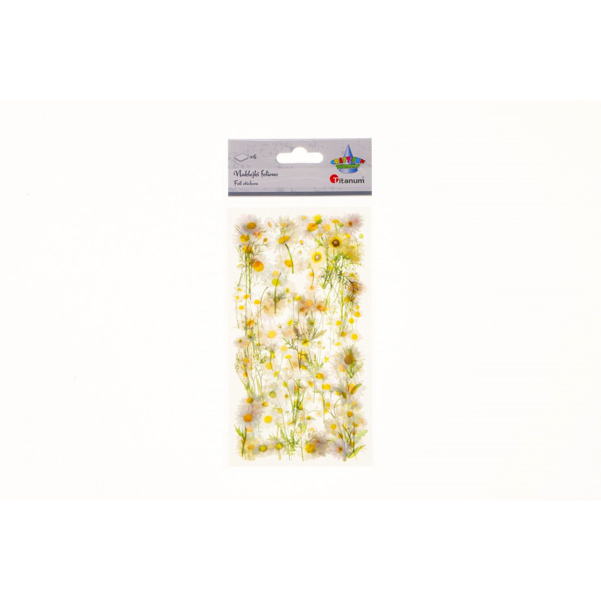 Naklejka (nalepka) Craft-Fun Series Stokrotki foliowe Titanum (25MD004)