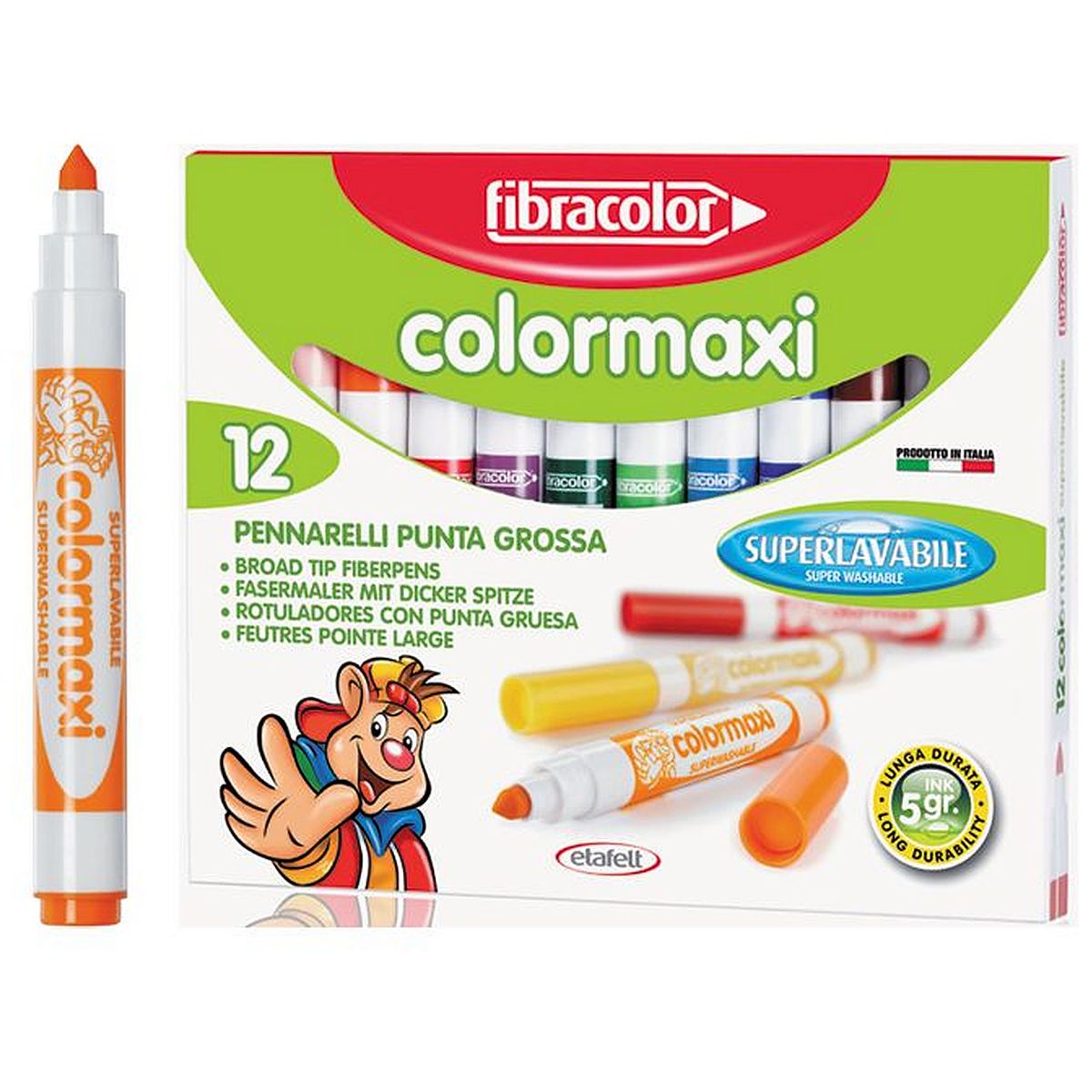 Flamaster Fibracolor color maxi 12 kol.