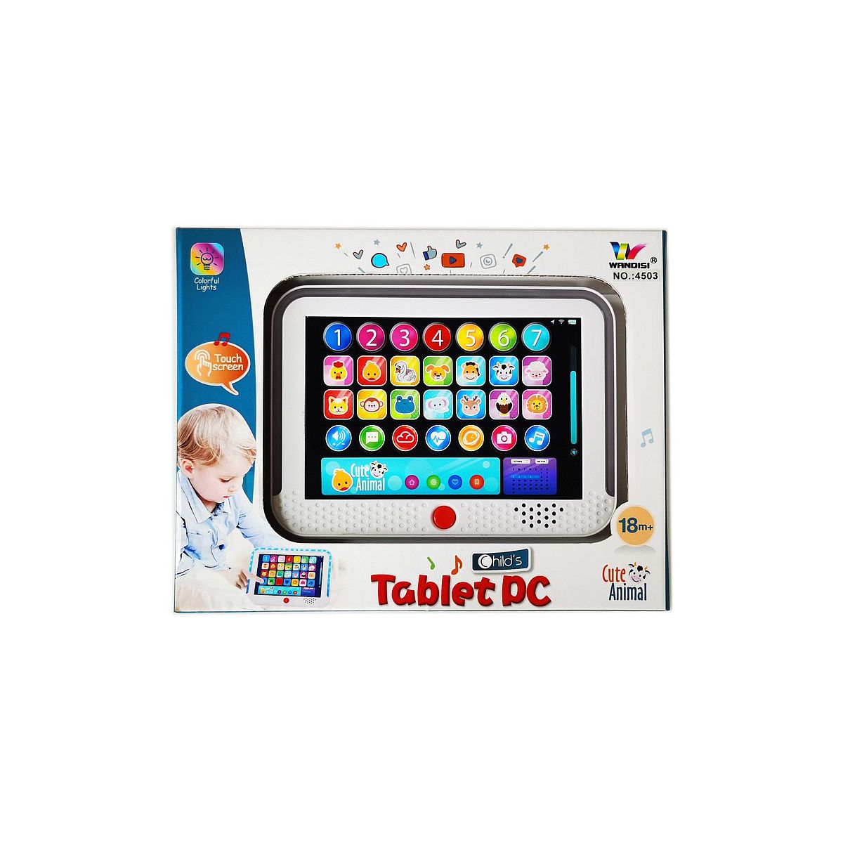Zabawka edukacyjna tablet edukacyjny na baterie Adar (625730)