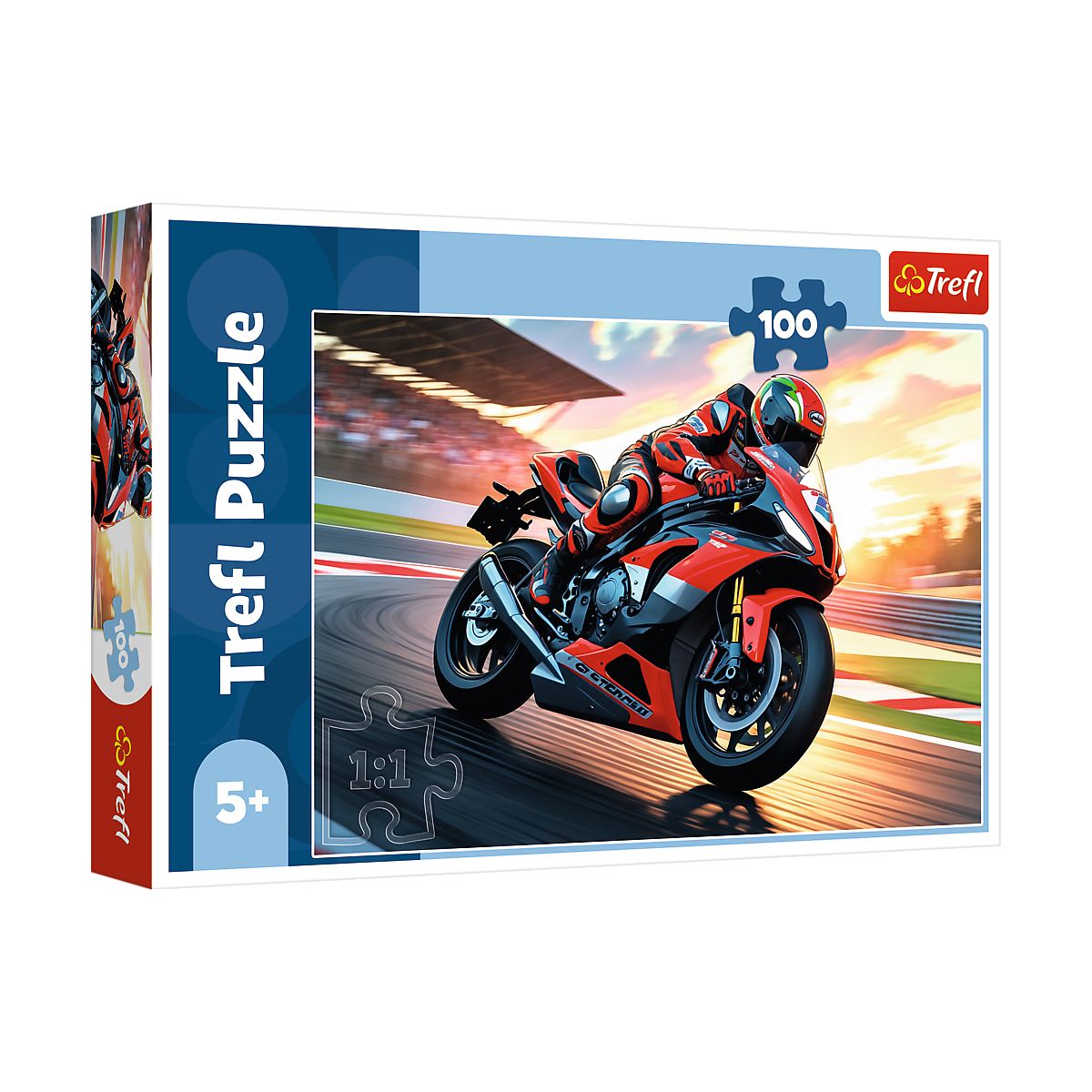 Puzzle Trefliki Szybki motocykl 100 el. Trefl (16489)