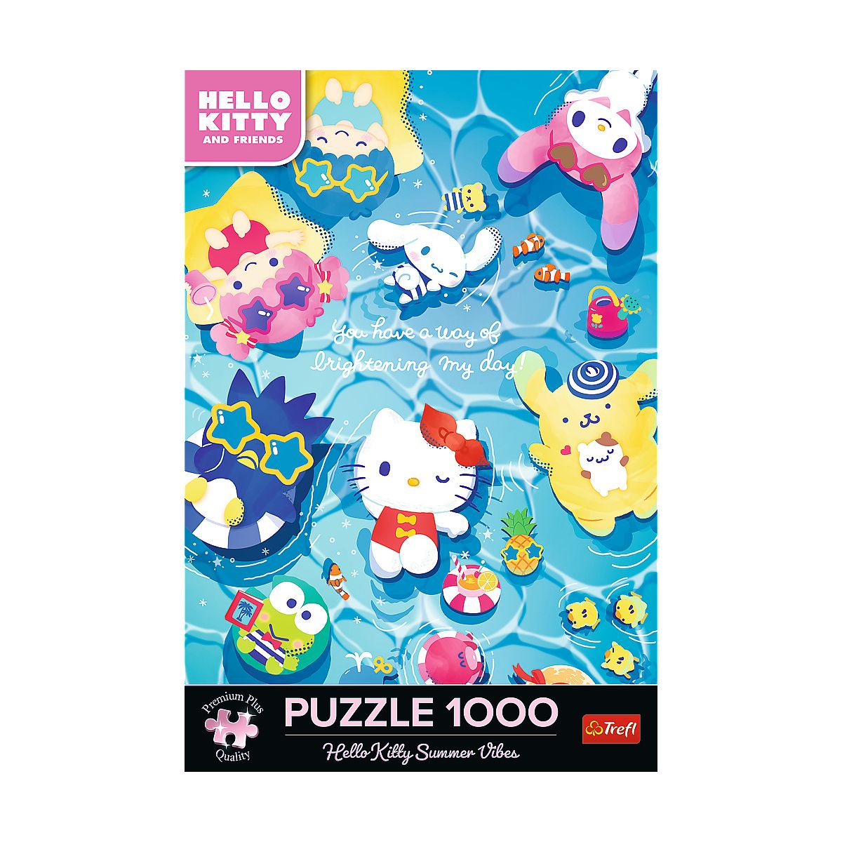 Puzzle Premium Plus Hello Kitty Letni relaks 1000 el. Trefl (12067)