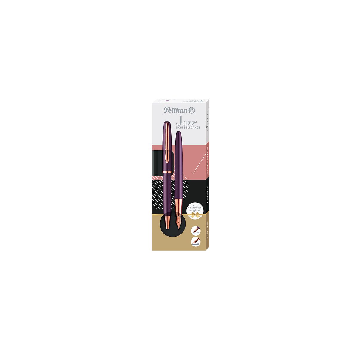 Zestaw piśmienniczy Pelikan Jazz Noble Elegance Viola pióro+długopis (400198411)