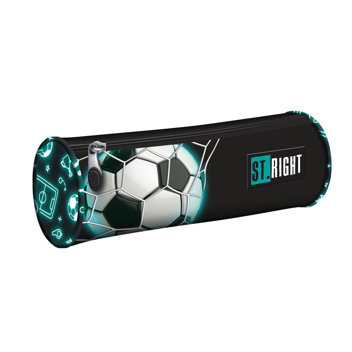 Saszetka NEON FOOTBALL tuba  pu-01 mix St.Right (bez wyposażenia)