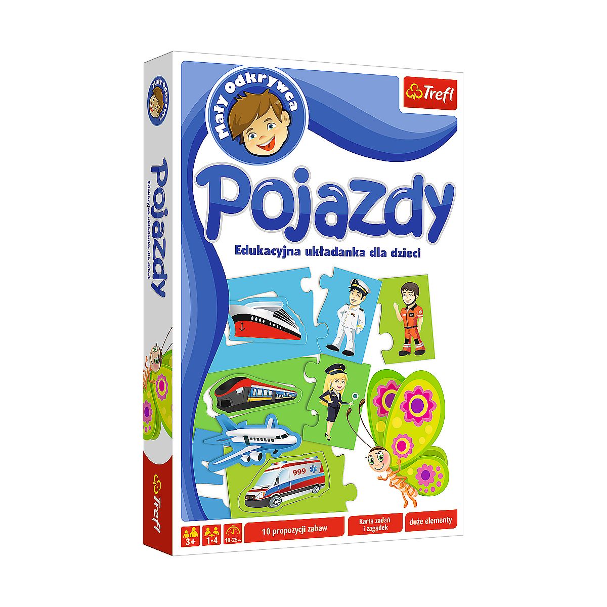 Gra edukacyjna Trefl Pojazdy - Mały odkrywca (01596)
