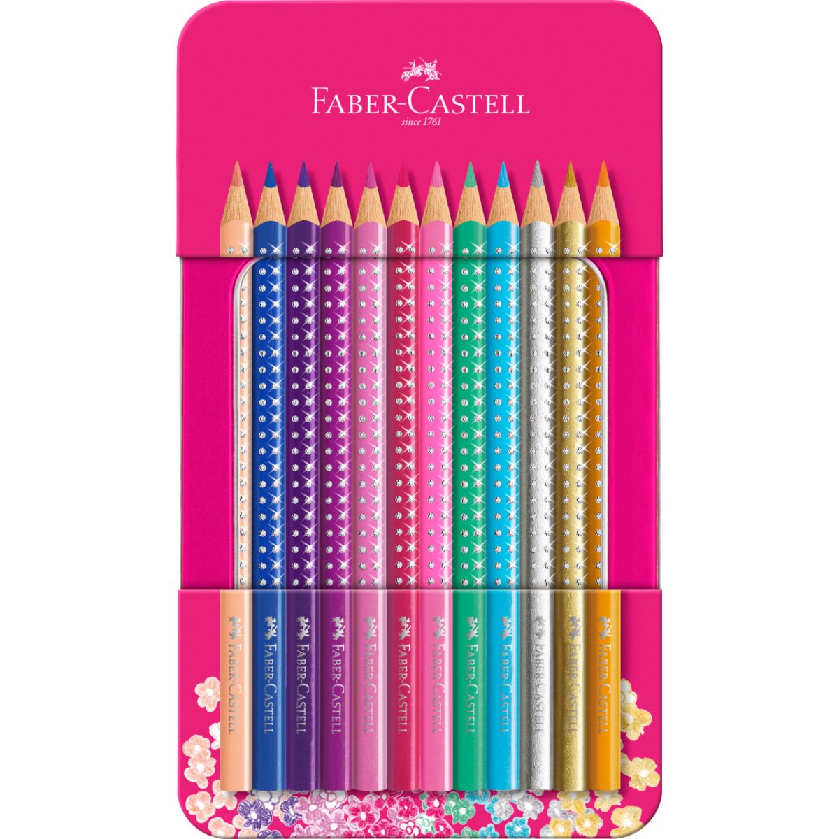 Kredki ołówkowe Faber Castell Sparkle 12 kol. (201737)