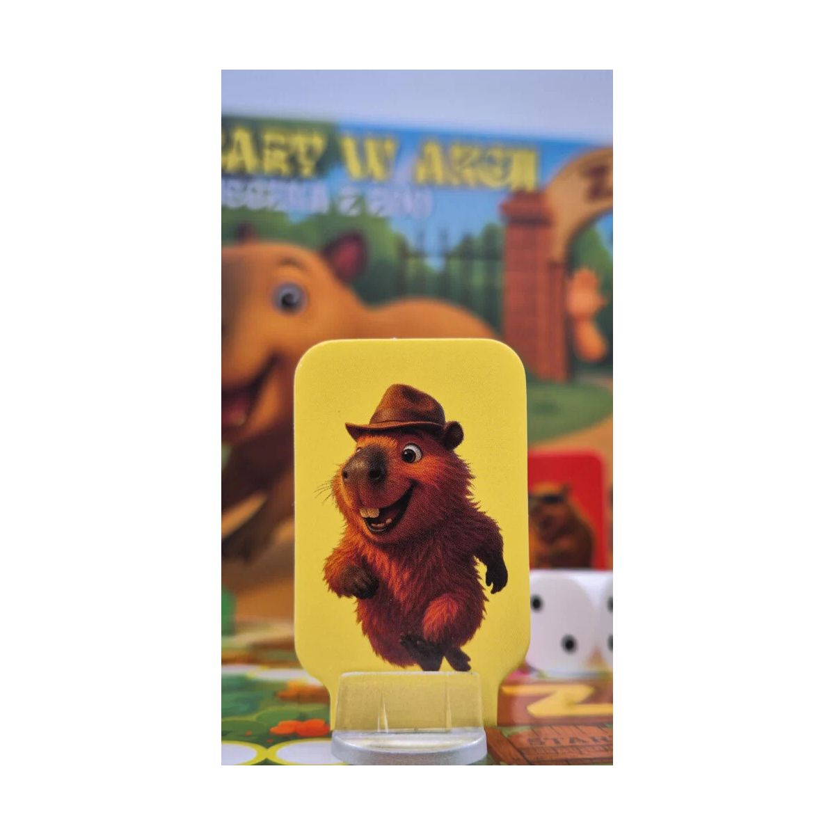 Gra planszowa Kapibary w akcji – Ucieczka z zoo Alexander