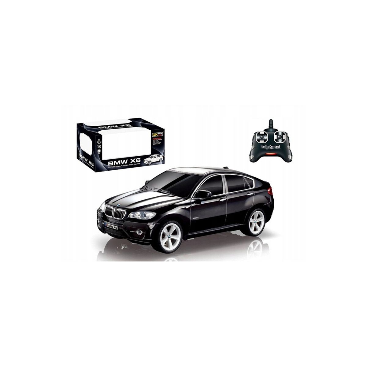 Samochód Artyk BMW X6 czarne, zdalnie sterowane (137433)