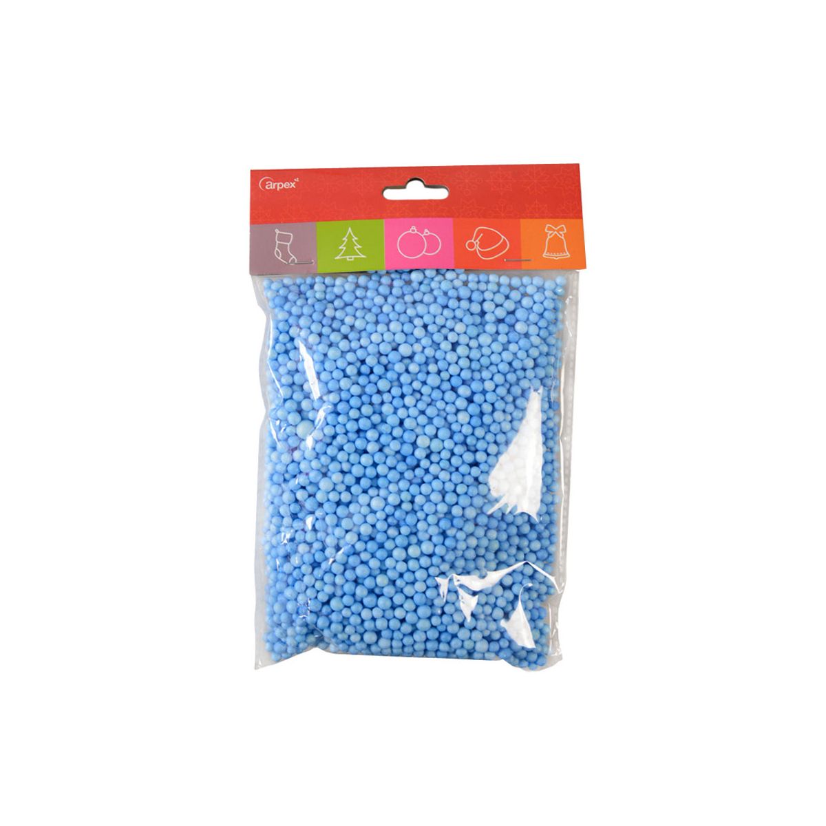 Ozdoba styropianowa kuleczki 10g niebieskie Arpex (BN4963)