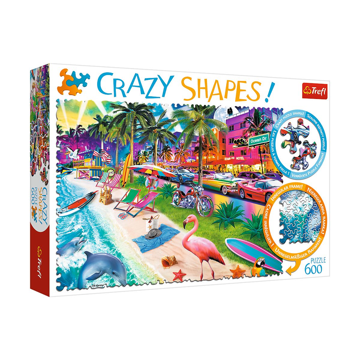 Puzzle Trefl Plaża w Miami 600 el. (11132)