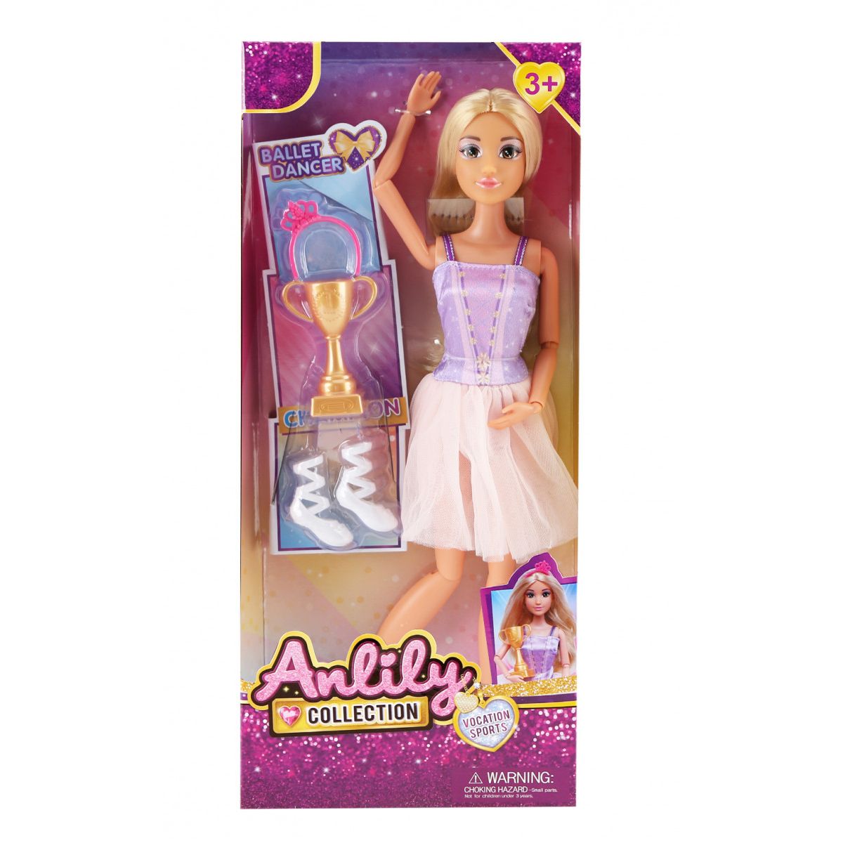 Lalka Lean Anlily baletnica w sukience (24483)
