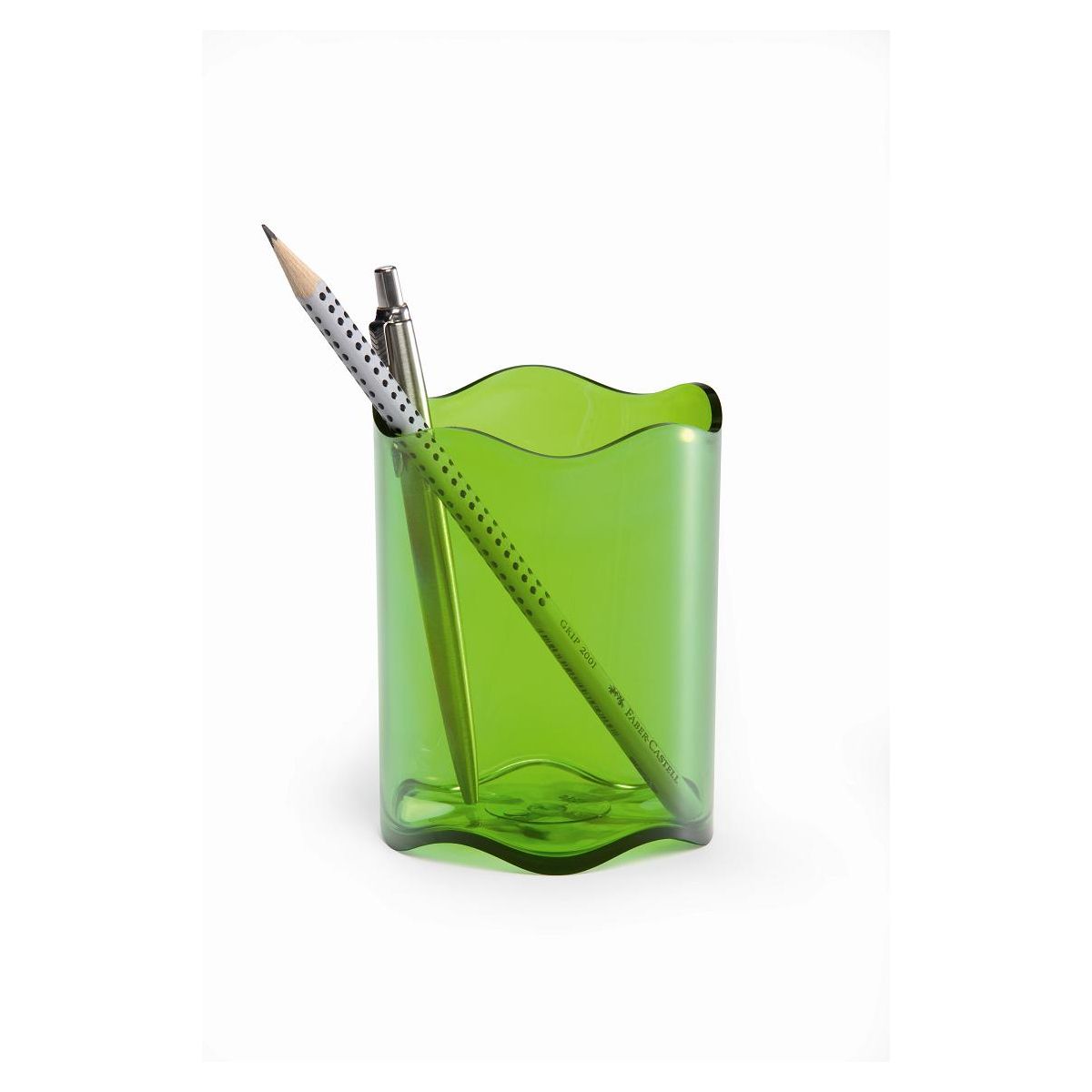 Pojemnik na długopisy Trend zielony polistyren PS Durable (1701235017)