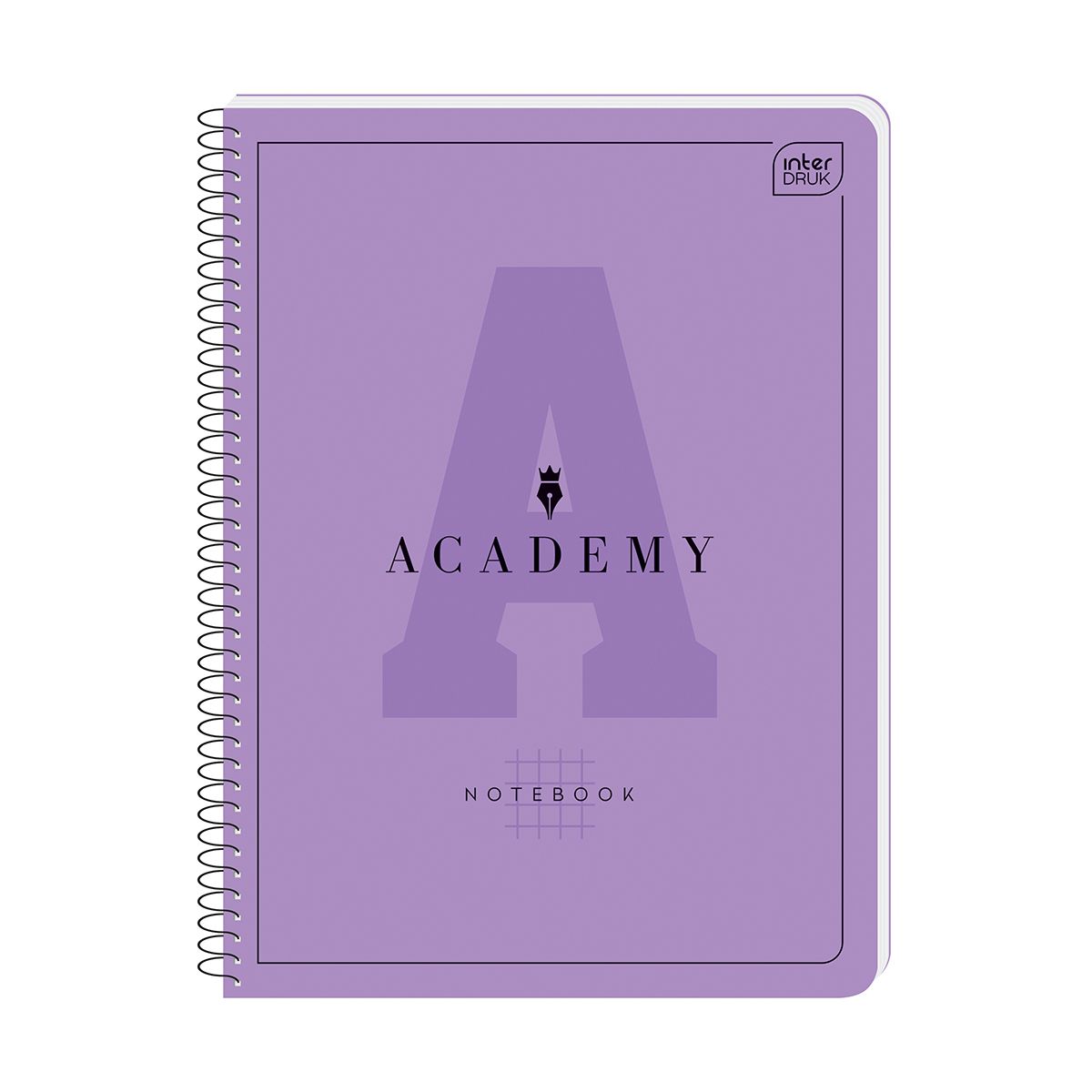 Kołozeszyt (kołobrulion) Interdruk ACADEMY Hybry A4+ 80k. 90g krata