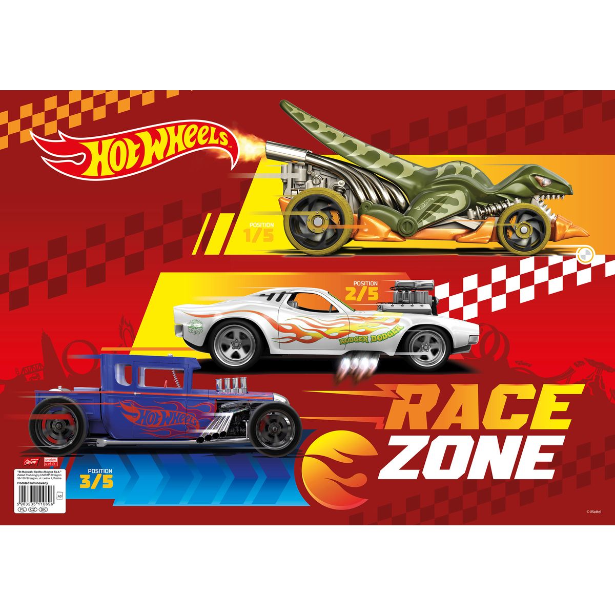 Podkład na biurko Unipap Hot Wheels mix tektura (5903235110696)