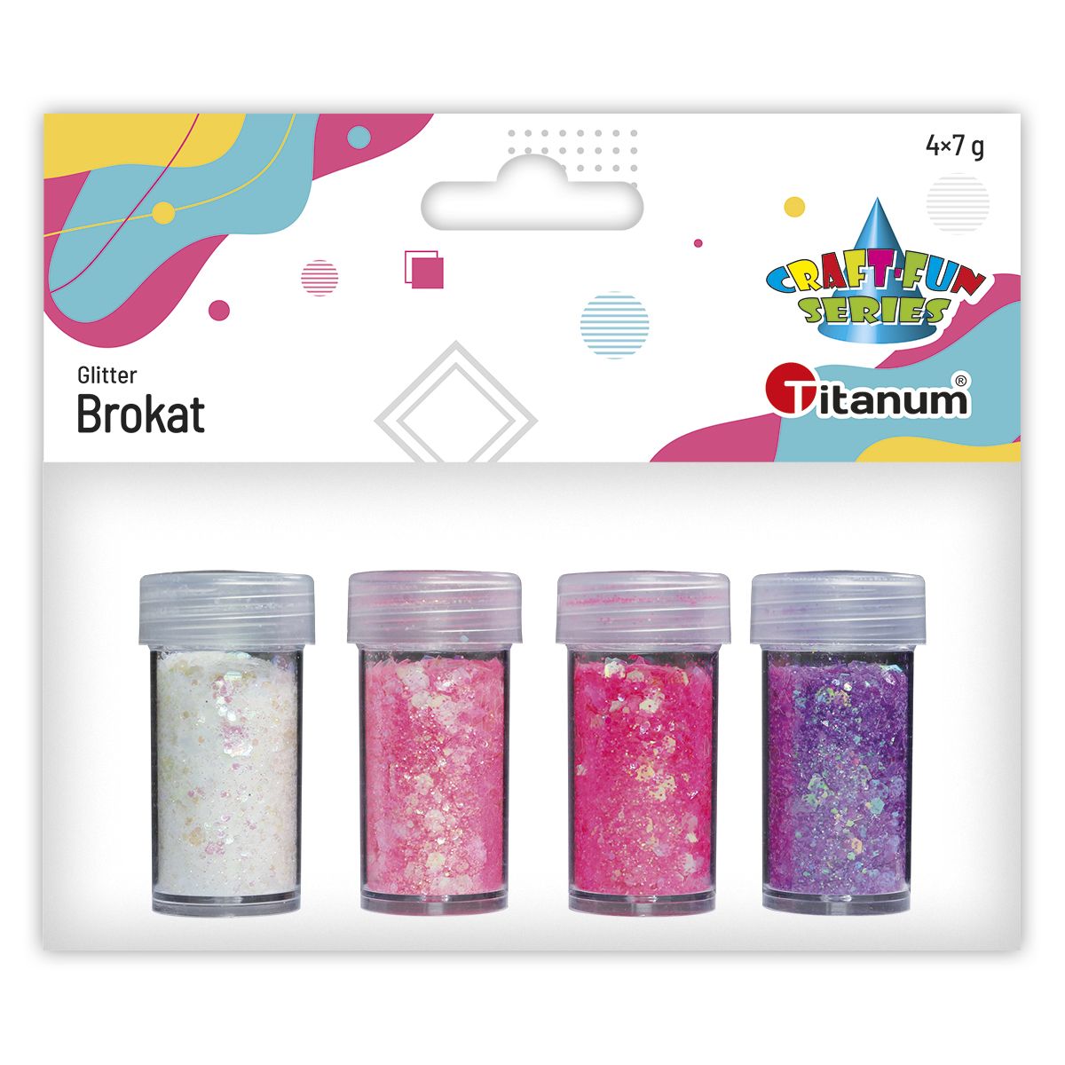 Brokat Titanum Craft-Fun Series kolor: mix 4 kolor. (21HL0820-114(3))