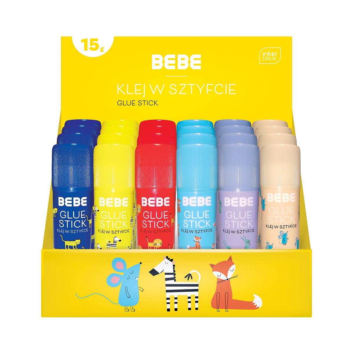 Klej w sztyfcie Bebe BB KIDS 15g 15g (5902277327833)