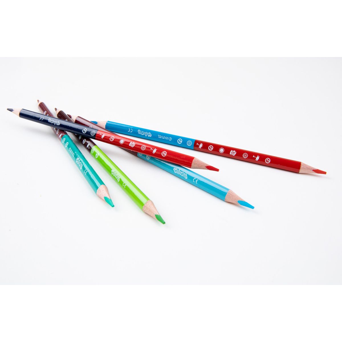 Kredki ołówkowe Patio Avenger Disney Kids Colorino Dwukolorowe 24 kol. (91406PTR)