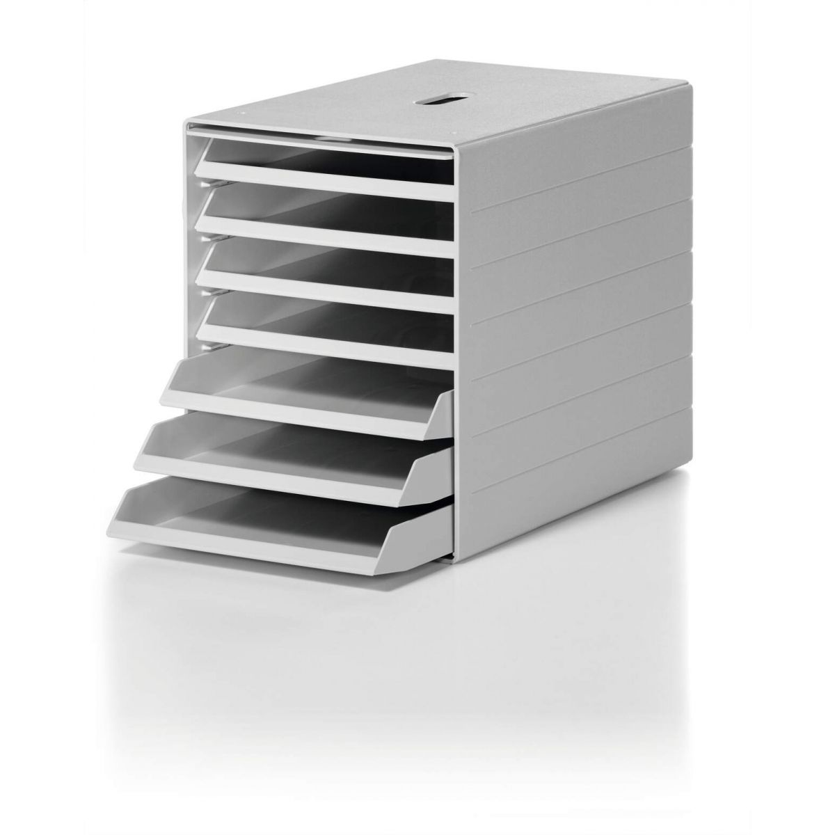 Pojemnik z szufladami IDEALBOX PLUS 7 szary 7 szuflad Durable (1712001050)