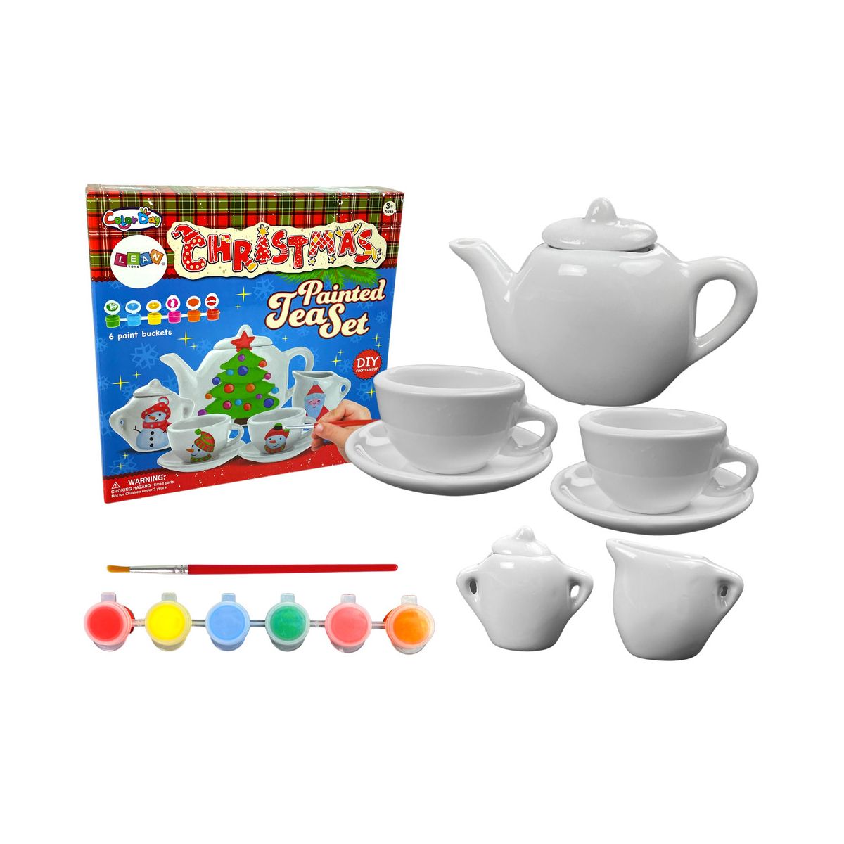 Zestaw kreatywny dla dzieci Świąteczny Zestaw Kreatywny DIY Malowanie Porcelany Lean (10897)