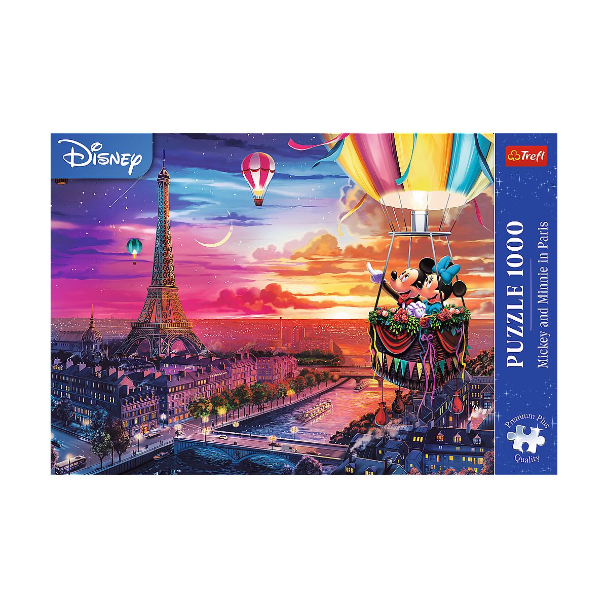 Puzzle Mickey i Minnie w Paryżu 1000 el. Trefl (10917)