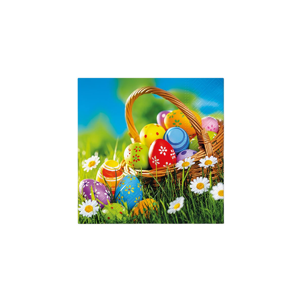 Serwetki Paw WN Easter Picnic mix nadruk bibuła [mm:] 330x330 (TL125100)