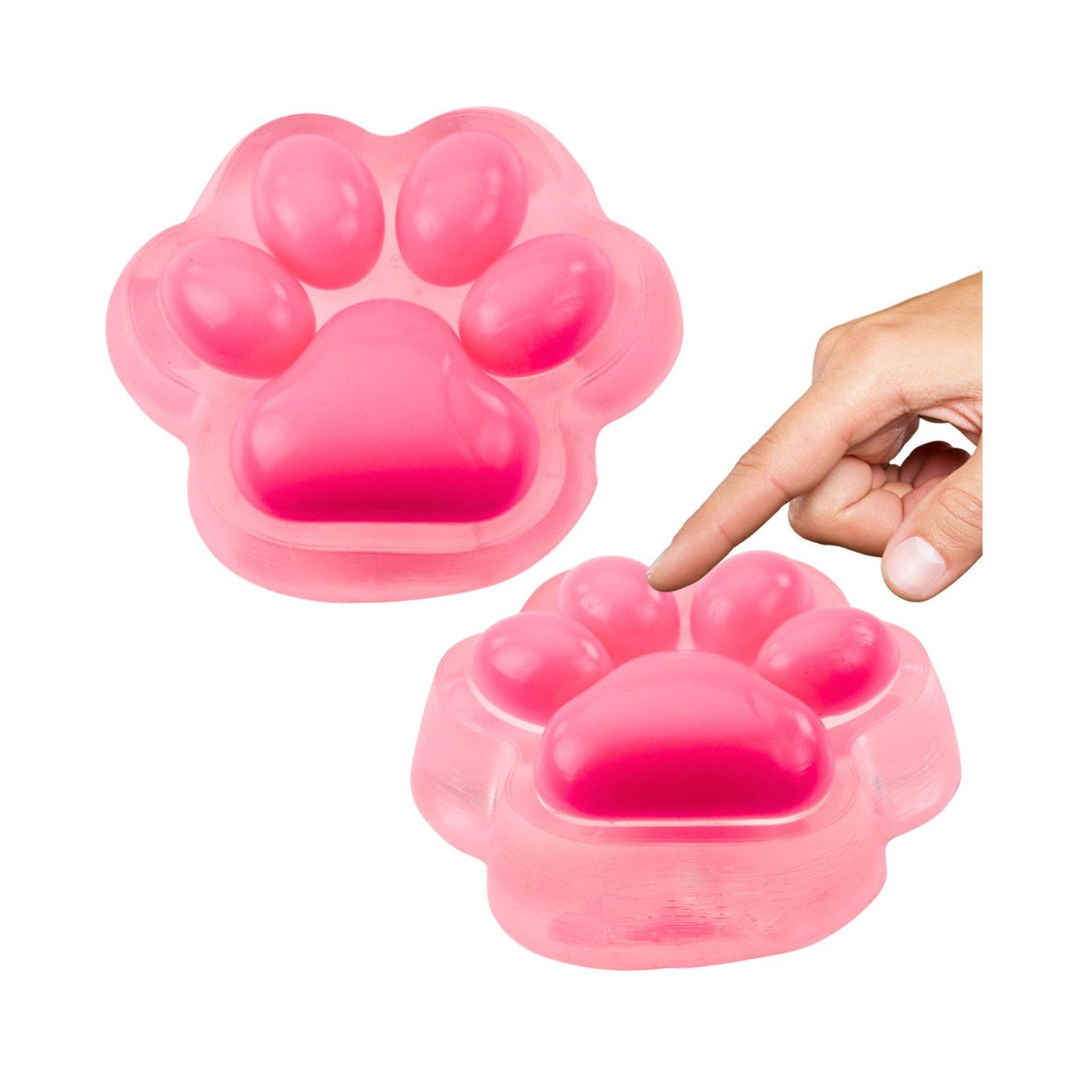 Gniotek Kocia Łapka Antystresowa Sensoryczna Squishy Różowa Lean (26781)