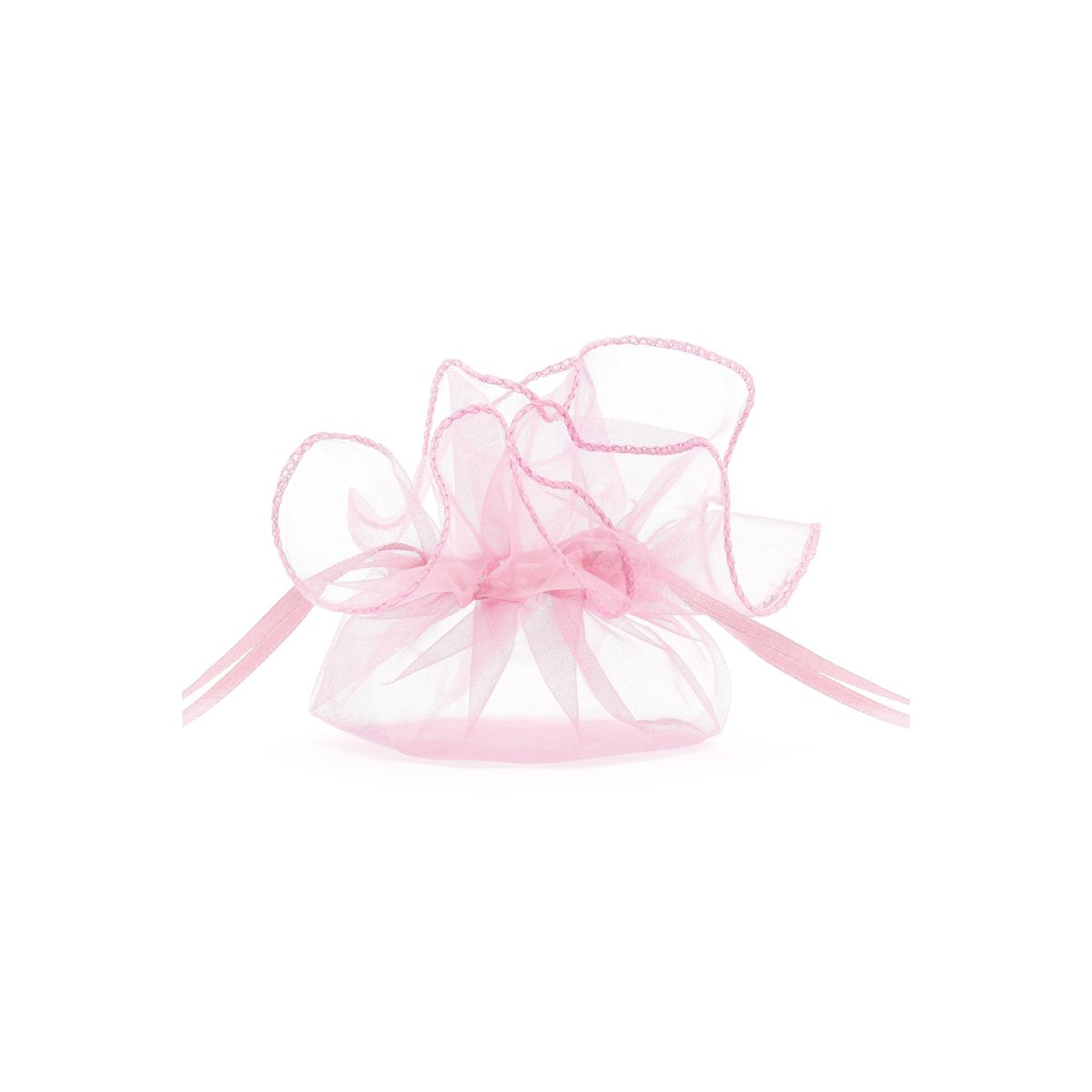 Organza Partydeco Woreczki z organzy, różowy, 25cm, 10 szt. różowa (WRG6-081-10)