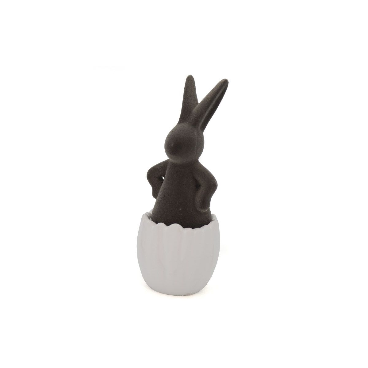 Ozdoba wielkanocna One Dollar królik z jajkiem ceramiczny 19cm (358850)