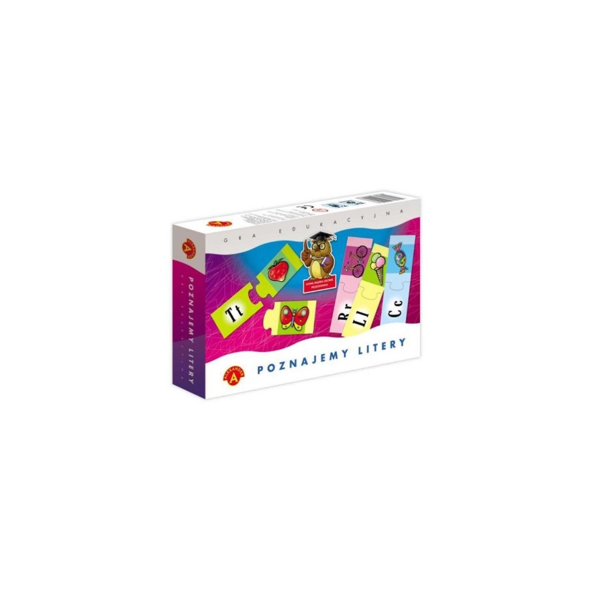 Gra edukacyjna poznajemy litery Alexander (5906018004809)