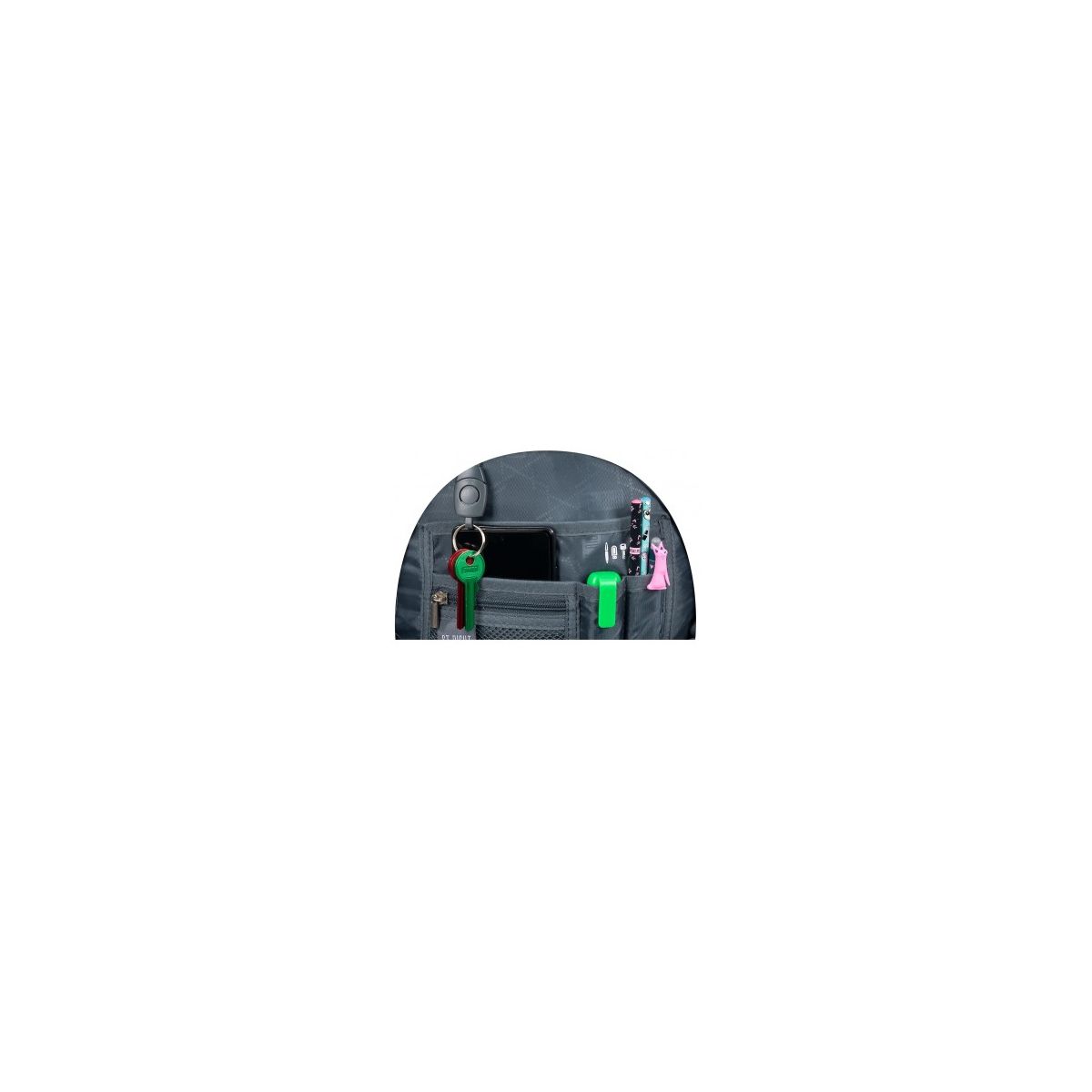 Plecak BLACK GLITTER 5903235665349 4-KOMORY St.Right (BP-06)