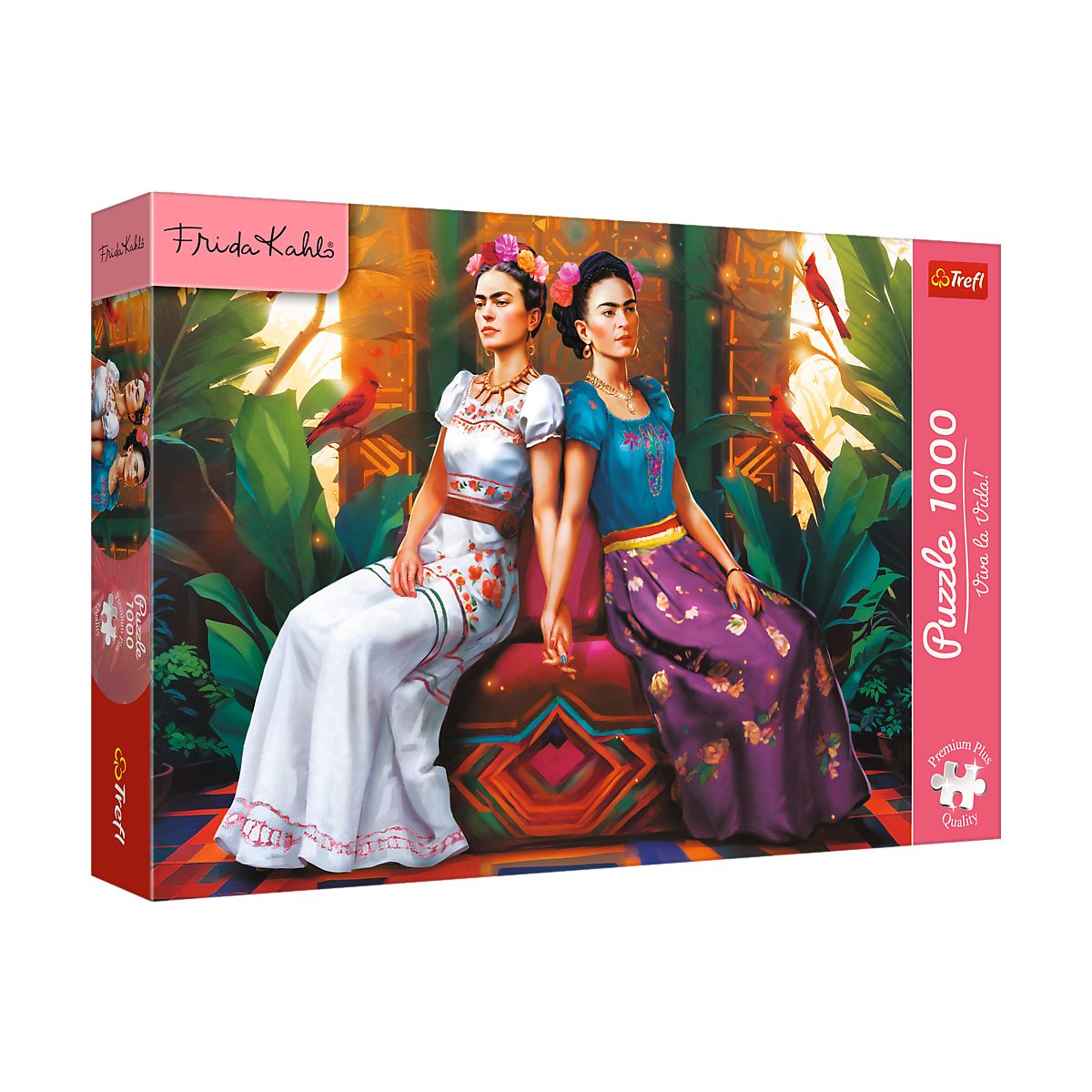 Puzzle Premium Plus Frida Kahlo: Dwa oblicza 1000 el. Trefl (12095)