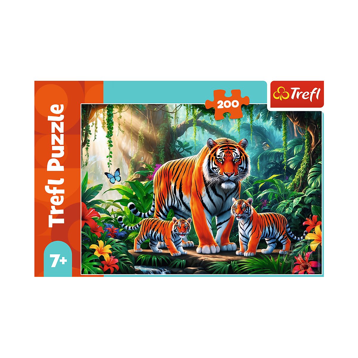 Puzzle Tygrysie zwyczaje 200 el. Trefl (13330)